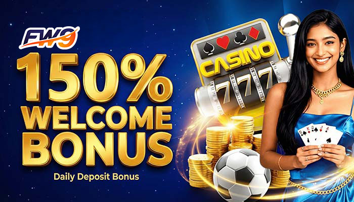 Massive 150% Welcome Bonus at FW9